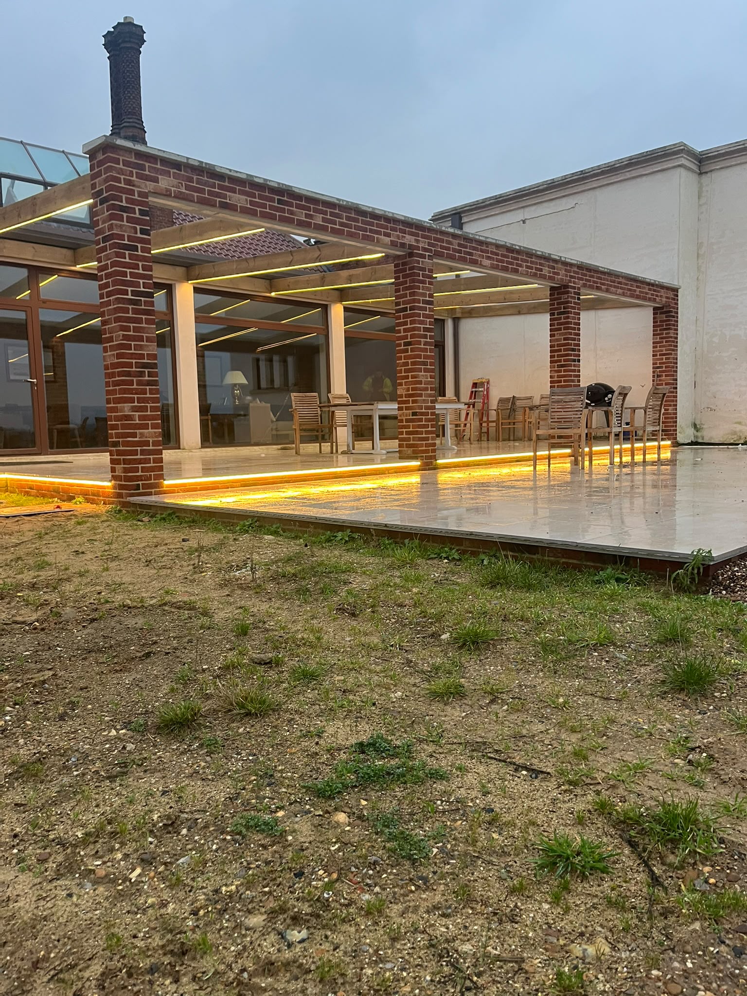 Residential lighting upgrade Norfolk — after
